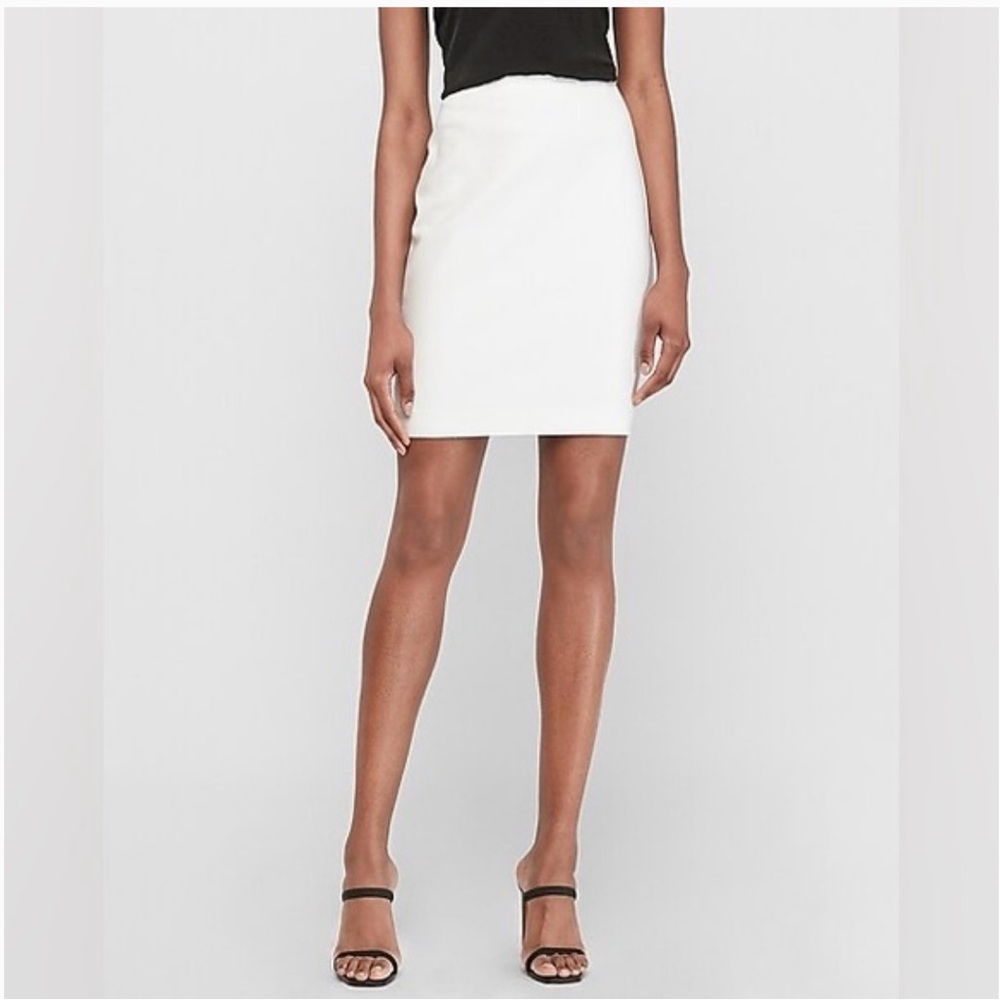 Express White Pencil Skirt for Work